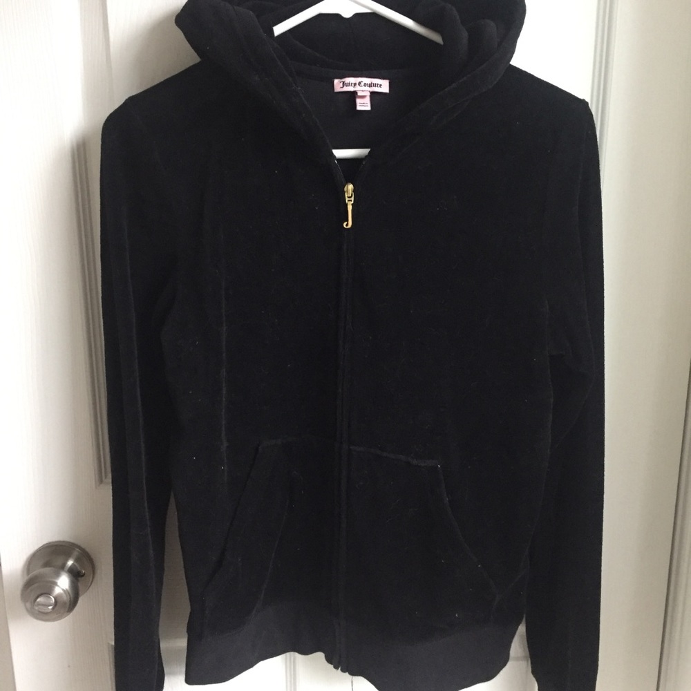 Juicy Couture embellished velour track jacket!